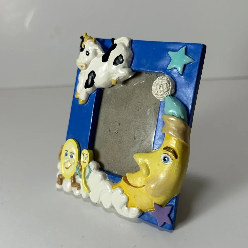 The Weston Gallery Hey Diddle Diddle Cow Jumped Over Moon Resin Photo Frame 7420